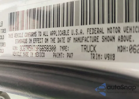 2015 Ram 2500 Tradesman z USA, uszkodzony, nr VIN 3C6TR5HT9FG658300